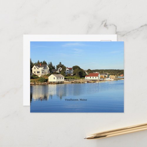 Vinalhaven Maine scenic photograph Postcard