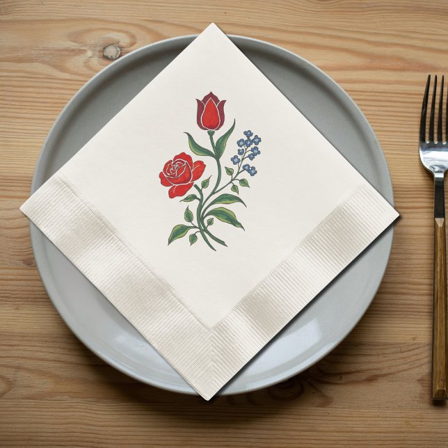 Vinateg Floral -   folk art   Napkins (Creator Uploaded)