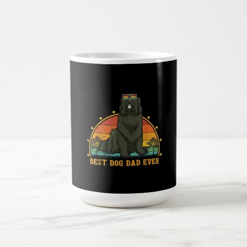 Vinatge Best Newfoundland Dog Dad Ever Dog Lover Coffee Mug
