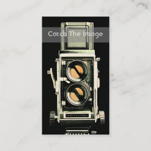 Vinatge Camera Business Card Photography