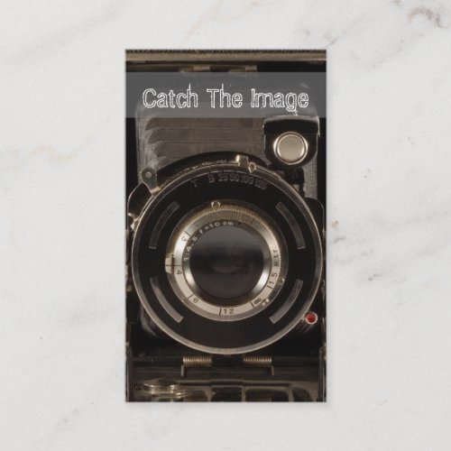 Vinatge Camera Business Card Photography