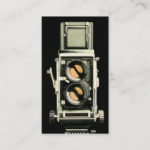Vinatge Camera Business Card Photography