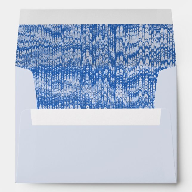 Vinatge Marbled Paper Envelope (Back (Bottom))