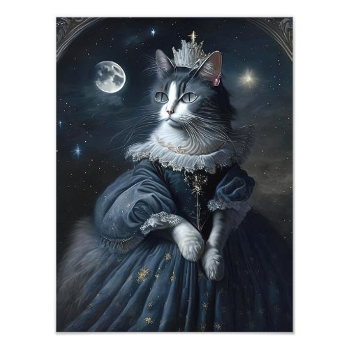Vinatge Royal Cat Photo Print