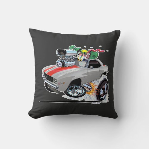 Vince Crain Z RATED 1969 Camaro Z28 RS Throw Pillow
