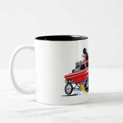 Vince Crains High Octane Art 1957 Chevy NOMAD Two_Tone Coffee Mug