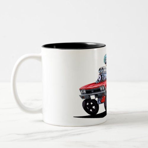 Vince Crains High Octane Art 1968 Chevelle SS Two_Tone Coffee Mug