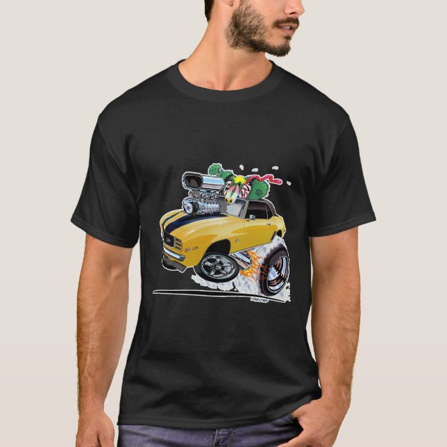 Vince Crains High Octane Art, 1969 Camaro T-Shirt (Front)