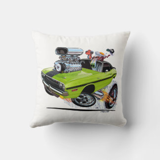 Vince Crains High Octane Art, 1970 Challenger R/T Throw Pillow