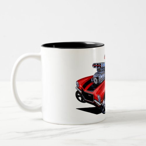 Vince Crains High Octane Art 1971 Camaro Two_Tone Coffee Mug