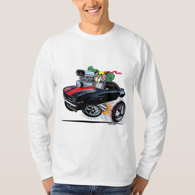 Vince Crains High Octane Art, black 1969 Camaro T-Shirt (Front)