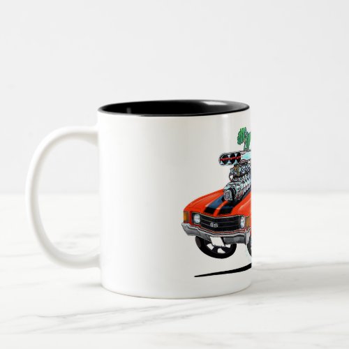 Vince crains MONSTER MUSCLE 1972 Chevelle SS Two_Tone Coffee Mug