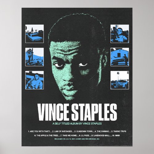 Vince Staples Self Titled Album Poster
