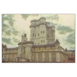 Vincennes castle, Paris painting Fabric