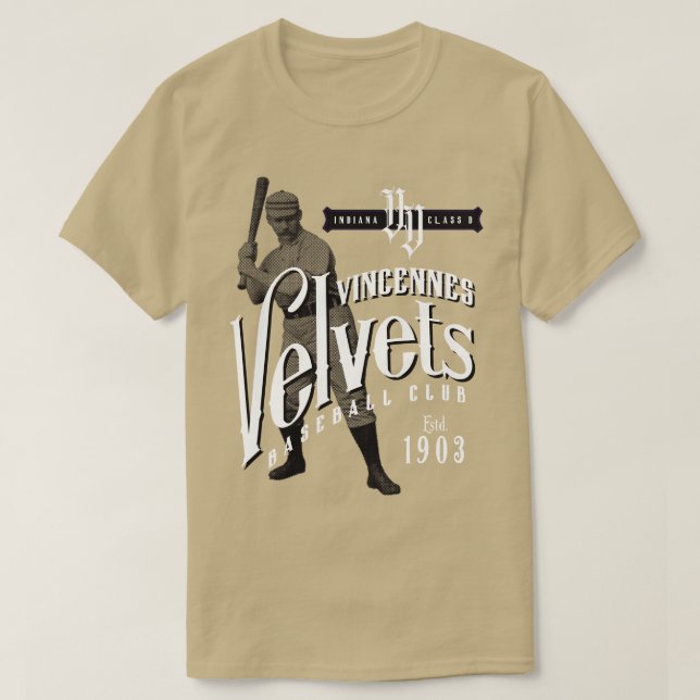 Vincennes Velvets T-Shirt (Design Front)