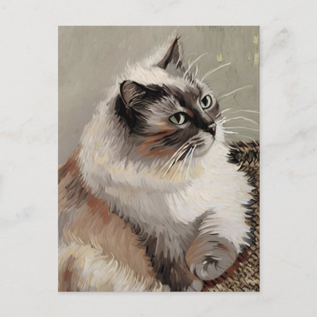 Vincent Cat Gogh Postcard (Front)