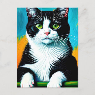 Vincent Cat Gogh Postcard