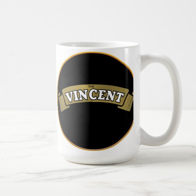 Vincent Motorcycles sign Coffee Mug (Right)