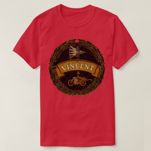 Vincent Motorcycles UK T-Shirt (Design Front)