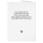 Vincent Remembered Cards (Back)