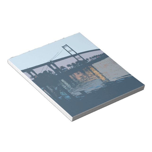 Vincent Thomas Bridge Notepad (Angled)