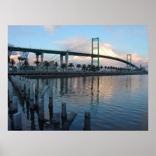 Vincent Thomas Bridge Poster