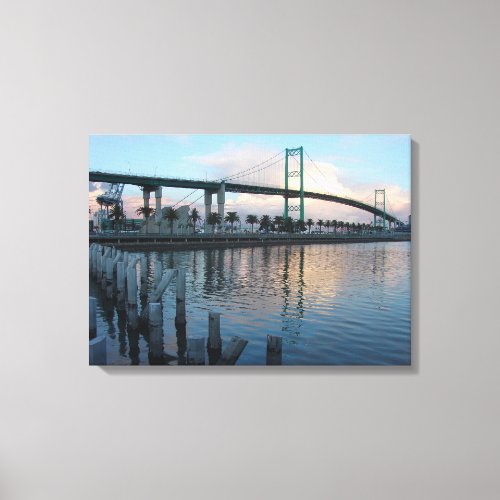 Vincent Thomas Bridge San Pedro Canvas Print