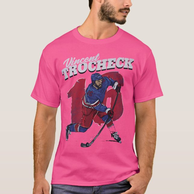 Vincent Trocheck New York R Retro T-Shirt (Front)