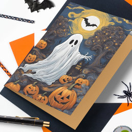Vincent van Ghost Halloween Card
