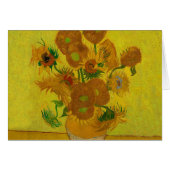 Vincent Van Gogh 15 Sunflowers Painting (Front Horizontal)