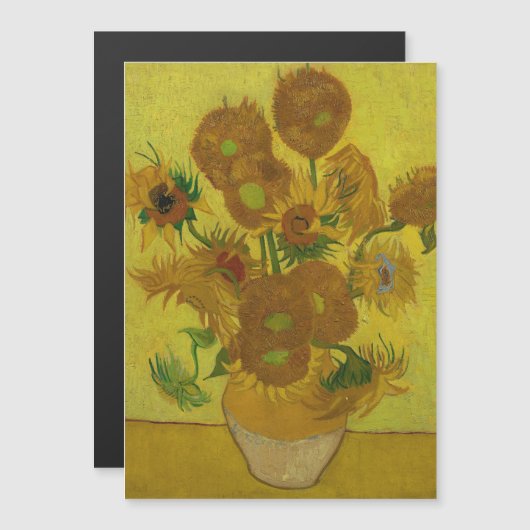 Vincent Van Gogh 15 Sunflowers Painting (Front/Back)