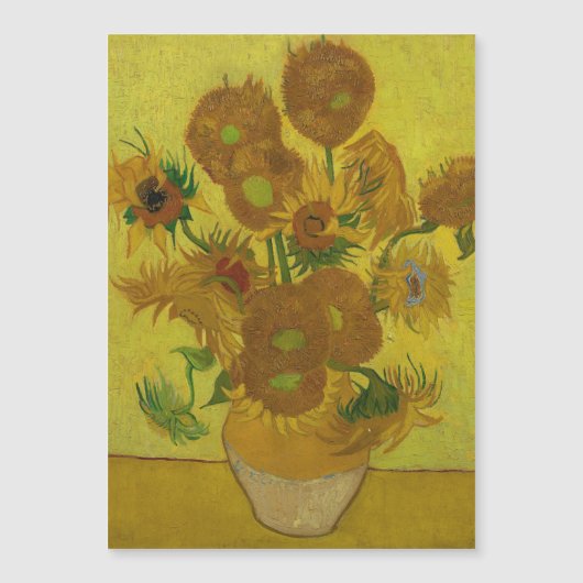 Vincent Van Gogh 15 Sunflowers Painting (Front)