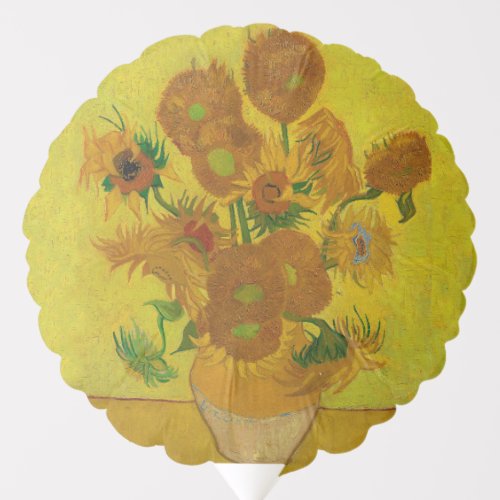 Vincent Van Gogh 15 Sunflowers Painting Balloon