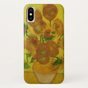 Vincent Van Gogh 15 Sunflowers Painting iPhone X Case