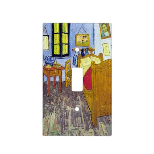 Vincent van Gogh 1888 The Bedroom At Arles Light Switch Cover