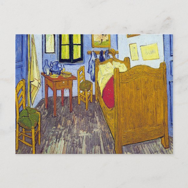 Vincent van Gogh 1888 The Bedroom At Arles Postcard (Front)