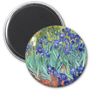 Vincent van Gogh 1889 Irises Magnet
