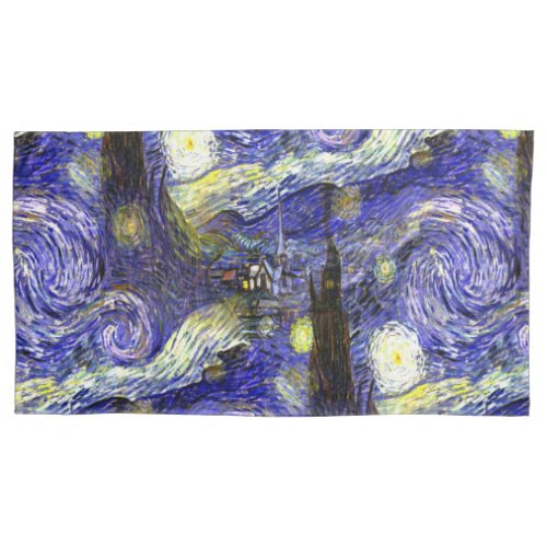 Vincent Van Gogh 1889 Starry Night Pillowcase