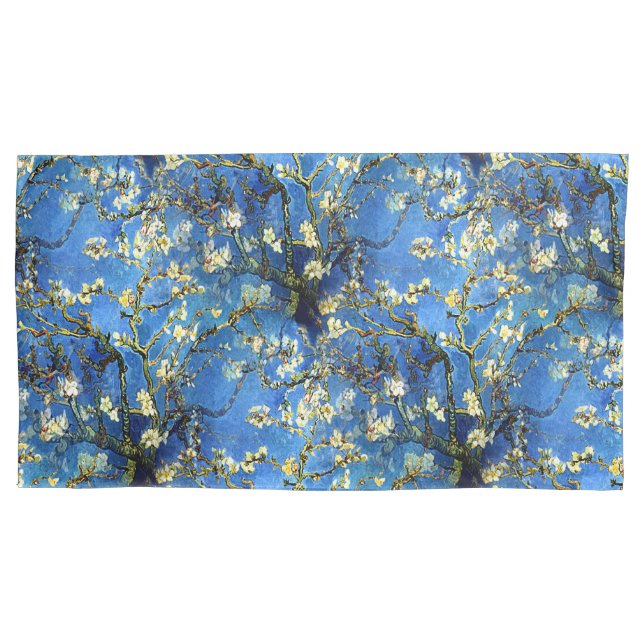 Vincent van Gogh 1890 Almond Blossoms Pillowcase (Front)