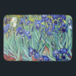 Vincent Van Gogh 1898 Irises Bath Mat<br><div class="desc">www.MandasMacabre.com</div>