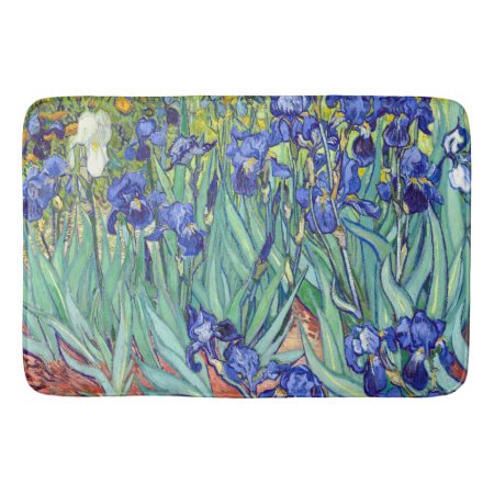 Vincent Van Gogh 1898 Irises Bath Mat