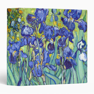 Vincent Van Gogh 1898 Irises Binder