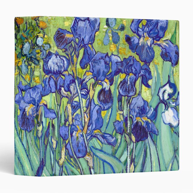 Vincent Van Gogh 1898 Irises Binder (Front/Spine)