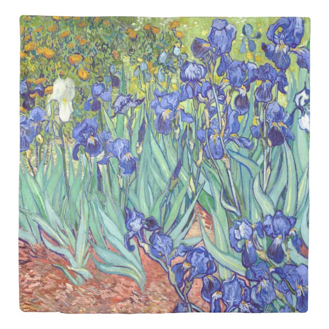 Vincent Van Gogh 1898 Irises Duvet Cover (Front)