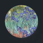 Vincent Van Gogh 1898 Irises Paper Plates<br><div class="desc">www.MandasMacabre.com</div>