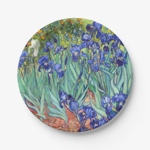 Vincent Van Gogh 1898 Irises Paper Plates