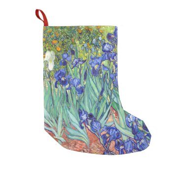 Vincent Van Gogh 1898 Irises Small Christmas Stocking by EndlessVintage at Zazzle