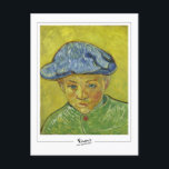 Vincent Van Gogh #4-2 - Fine Art Postcard<br><div class="desc">Vincent Van Gogh - Portrait Of Camille Roulin. Art & signature postcard #4-2 by The Zedign House. For more images & designs from Vincent Van Gogh - Paintings & Drawings Vol 2,  visit https://books.zedign.com/zas/37.html</div>