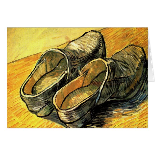 Vincent van Gogh - A Pair of Leather Clogs Cards (Front Horizontal)