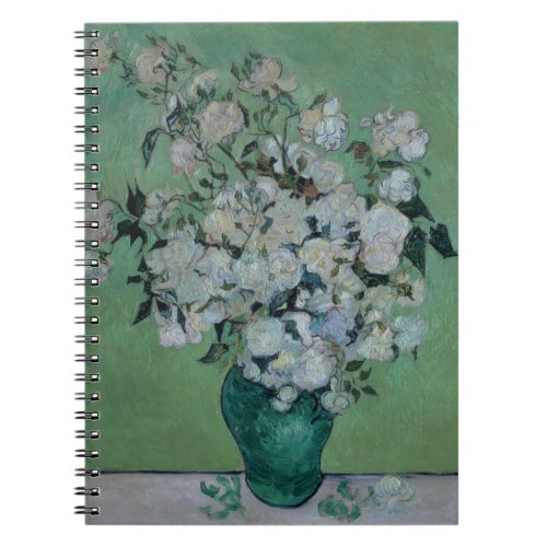 Vincent van Gogh  A Vase of Roses 1890 Notebook